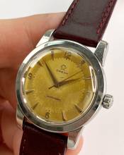 Thumbnail von Omega Seamaster Vintage ref 2759 Tropical Dial Calatrava FAT LUGS 2761