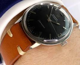 Thumbnail von Omega Seamaster Serviced Seamaster Vintage Automatic Automatik ref 165001 Black Restored Dial 165001