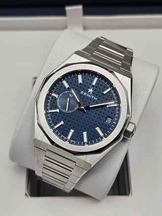  Zenith Defy Skyline 41mm 03.9300.3620/51.I001 Blue Dial Unworn/New Condition Full Set 2-2026 