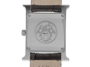 Thumbnail von Hermès Heure H Ref.HH1.210 2010 Full Set seht gut Vintage Heure H