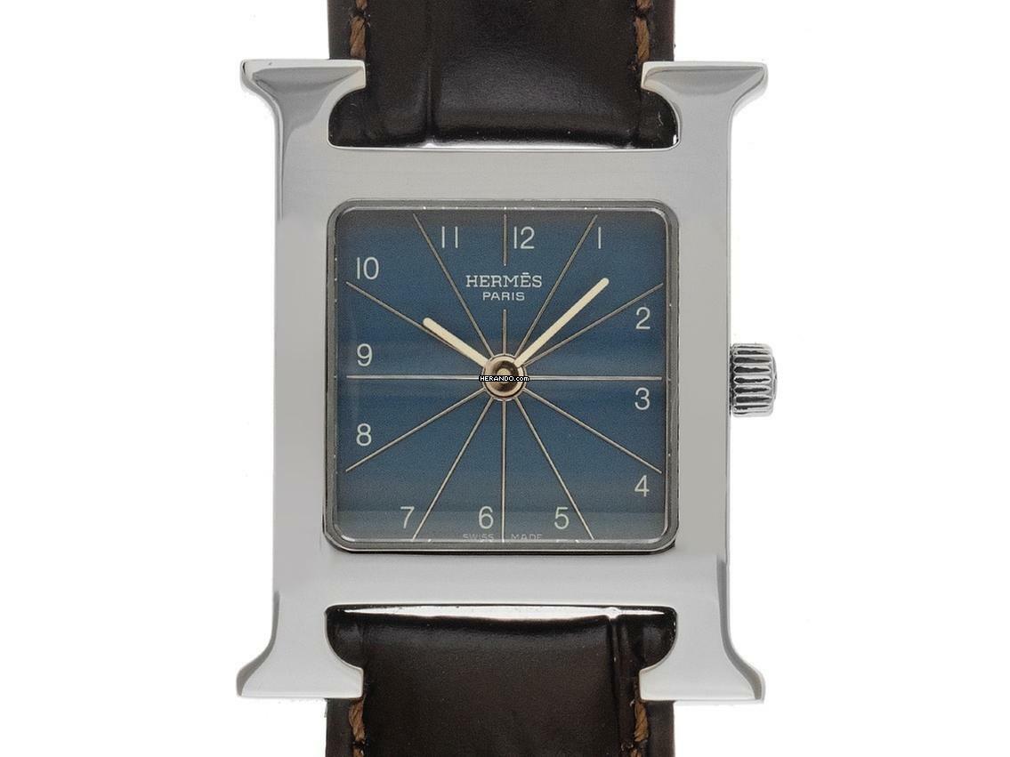 Hermès Heure H Ref.HH1.210 2010 Full Set seht gut Vintage Heure H