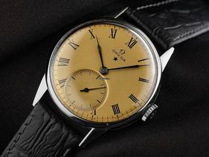 Thumbnail von Omega Classic WWII Ref.2271-1W 1944 original Box sehr gut Vintage Classic WWII