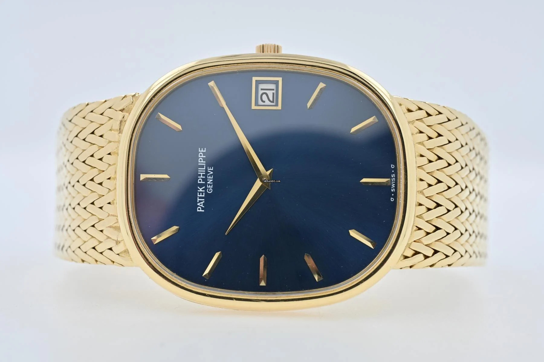  Patek Philippe Ellipse d'Or Vintage Automatic 18k Yellow Gold 3605 Jumbo 