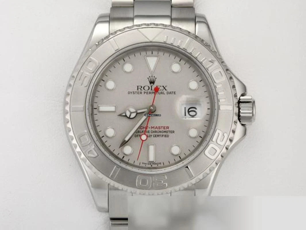 Rolex Yacht-Master 40 16622 Stahl Platin 40mm 2004/05 Automatik Yacht Master Stainless Steel Oyster-band Chronometer
