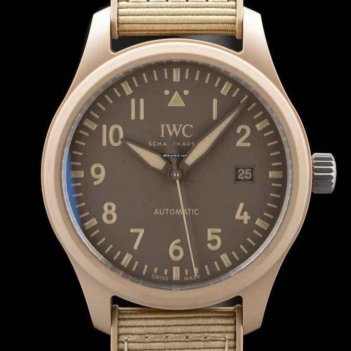  IWC Fliegeruhr Chronograph Top Gun Automatic 41 Top Gun Mojave Pilot's Watch Desert NEW FULL SET 