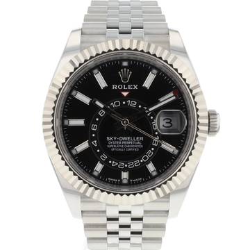  Rolex Sky-Dweller Steel Jubilee Black Dial 