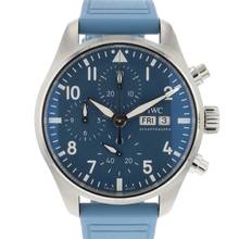 Thumbnail von IWC Fliegeruhr Chronograph Pilot's Watch Chronograph Blue 99,9% NEW