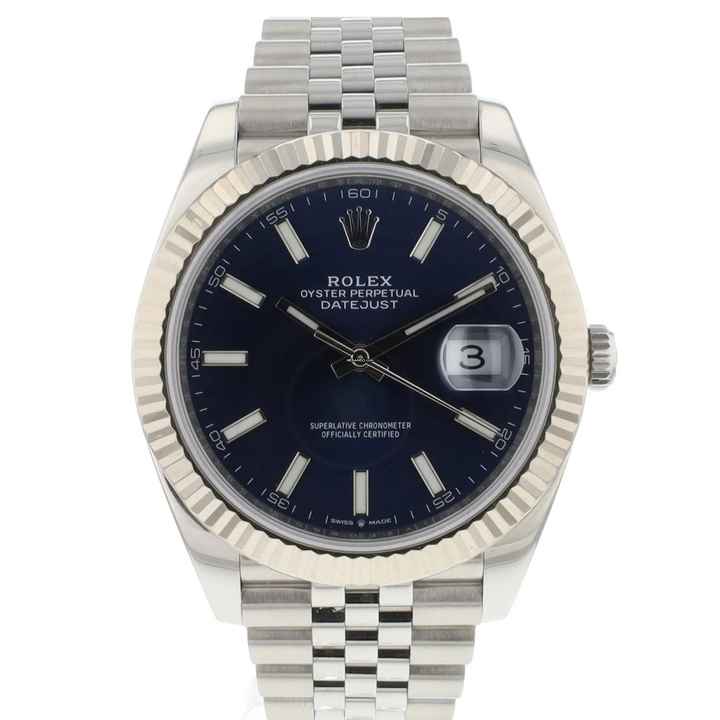  Rolex Datejust 41 Jubilee Blue Dial 