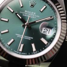Thumbnail von Rolex Datejust 41 Oyster Mint Green Dial NEW 2026