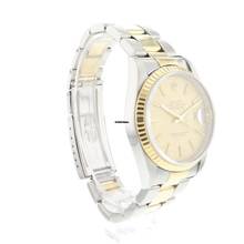 Thumbnail von Rolex Datejust 36 Oyster Fluted Steel Gold Linen Dial