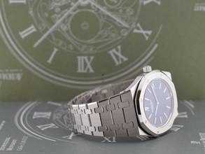 Thumbnail von Audemars Piguet Royal Oak Jumbo jumbo” Extra Thin 39mm Blue Dial Like New Full Set