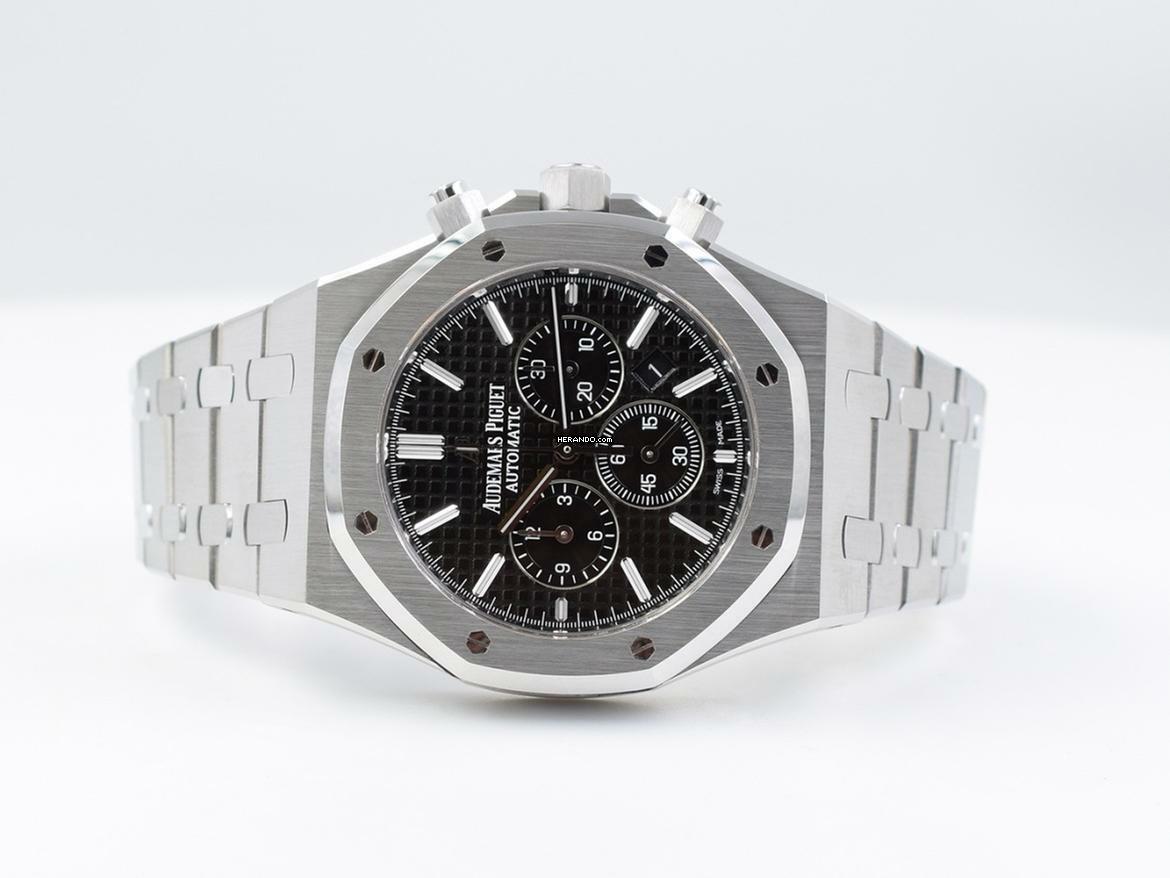 Audemars Piguet Royal Oak Chronograph 26320st Black Chronograph 41mm Like New 2014 
