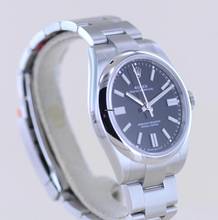 Thumbnail von Rolex Oyster Perpetual schwarz Dial Rehaut black 41mm 134300 B+P