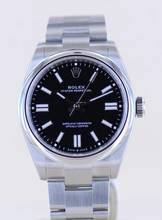 Thumbnail von Rolex Oyster Perpetual schwarz Dial Rehaut black 41mm 134300 B+P