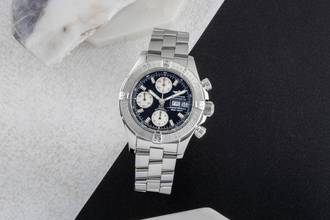 Thumbnail von Breitling Superocean Chronograph II Stahl Automatik Herrenuhr Ref. A13340 B&P 2006