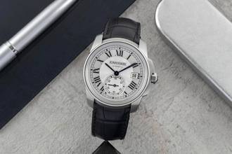 Thumbnail von Cartier Calibre de Cartier 38 Stahl Automatik Ref. WSCA0003 3756 B&P 2016