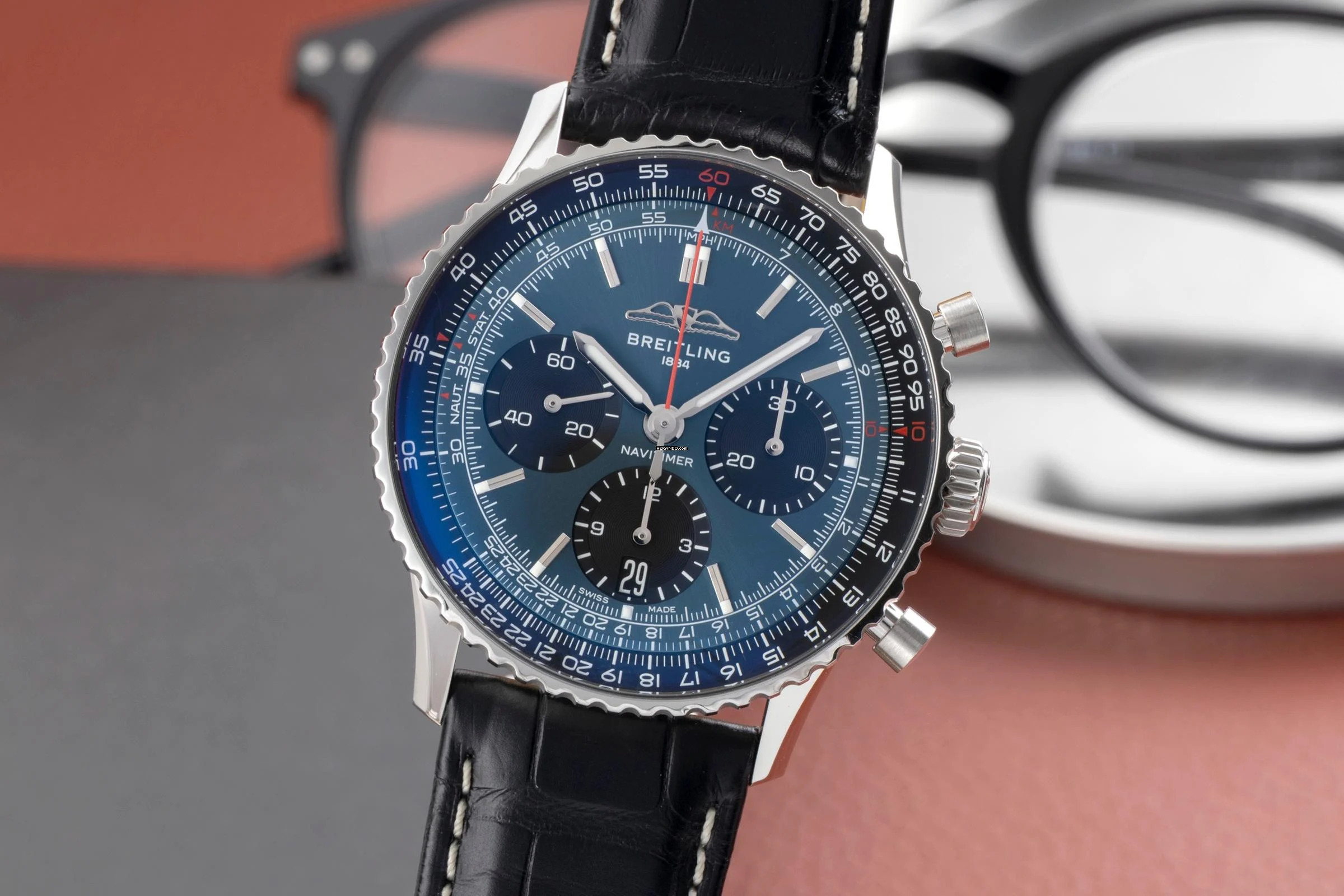  Breitling Navitimer 1 B01 Chronograph Stahl Automatik Ref. AB0139241C1P1 B&P 2024 