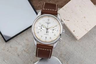 Thumbnail von Longines Avigation Chronograph Automatik Edelstahl Herrenuhr Ref. L2.620.4