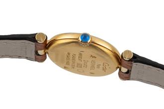 Thumbnail von Cartier Vendome must Vendome Louis Cartier SM Vermeil 925 Silber Damenuhr Ref. W1005354