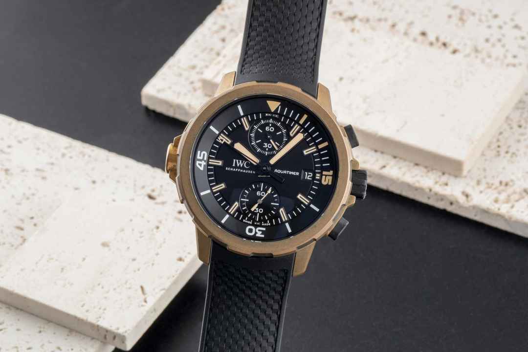  IWC Aquatimer Chronograph Expedition Charles Darwin Bronze Ref. IW379503 B&P 