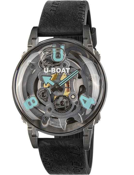  U-Boat 3352 Herrenuhr U-65 44mm SS Aqua 5ATM 