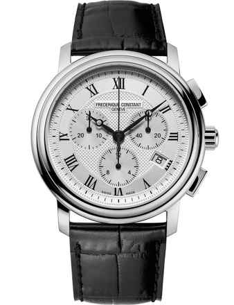  Frederique Constant Classics Chronograph FC-292MC4P6 Herrenuhr Classic Chrono 40mm 6ATM 
