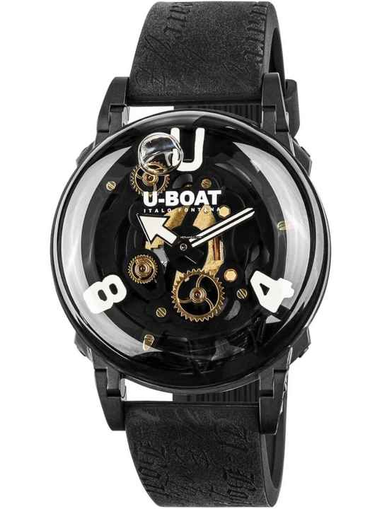  U-Boat 3355 Herrenuhr U-65 PVD White 44mm 5ATM 