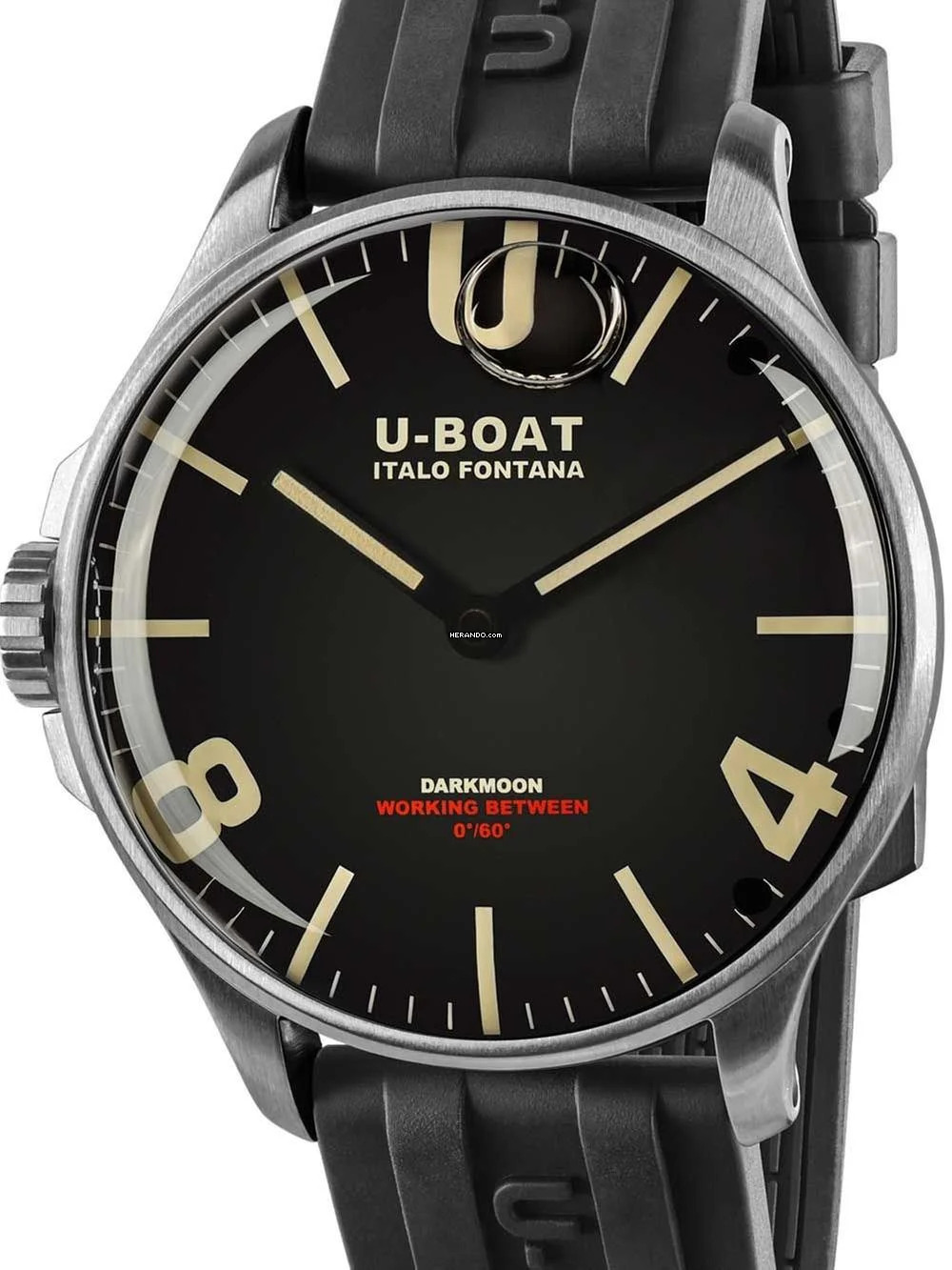  U-Boat 8463/D Darkmoon Herrenuhr 44mm SS 5ATM 