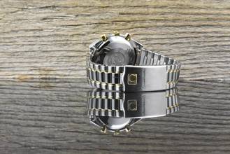 Thumbnail von Omega Speedmaster Date 39 Automatik TIP TOP VINTAGE Stahl / Gold langes Armband