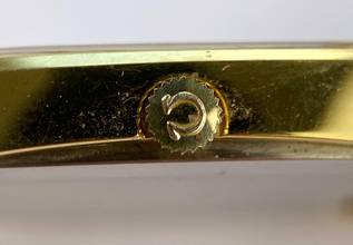 Thumbnail von Omega Genève Vintage Linen Dial Tank 35 x 36mm