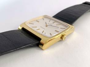 Thumbnail von Omega Genève Vintage Linen Dial Tank 35 x 36mm