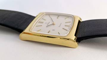 Thumbnail von Omega Genève Vintage Linen Dial Tank 35 x 36mm