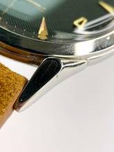 Thumbnail von Omega Classic Vintage Rare Black Honeycomb Dial Unrestored Serviced 35mm 2605 2605