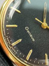Thumbnail von Omega Genève Serviced Geneve Vintage Black Restored Dial 131019 131019