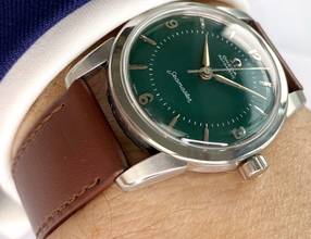 Thumbnail von Omega Seamaster Custom Green Dial Seamaster Vintage Automatic Automatik ref 2846 Fat Lugs 2846