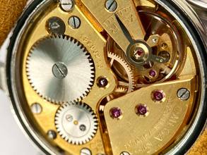 Thumbnail von Omega Seamaster Serviced Seamaster Vintage Black Gilt Dial ref 14389 14389