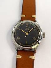 Thumbnail von Omega Classic Vintage Art Deco 35mm Black Gilt Dial Serviced