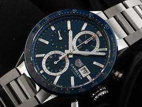 Thumbnail von TAG Heuer Carrera Calibre 16 Ref.CBM2112.BA0651 2024 Full Set wie Neu Vintage Carrera Chronograph