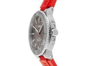 Thumbnail von Oris Aquis Date Ref.01 733 77304153 2022 Full Set wie Neu Vintage Aquis Date Kautschuk Faltschließe