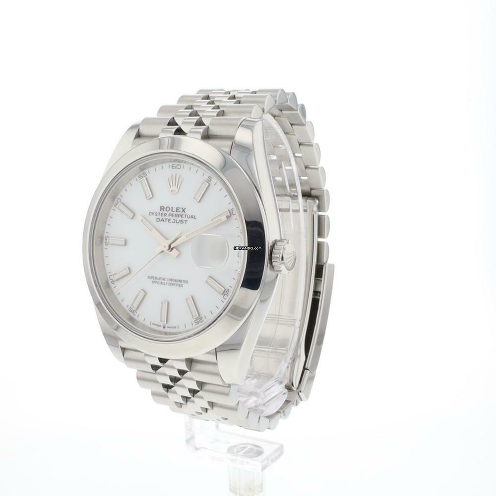 Rolex Datejust 41 Jubilee White Dial