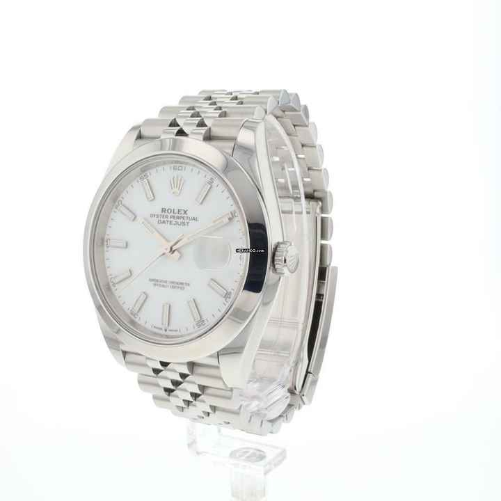  Rolex Datejust 41 Jubilee White Dial 