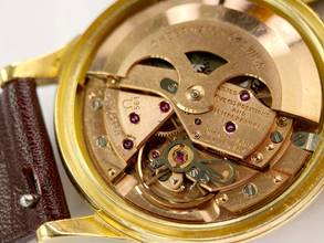 Thumbnail von Omega Constellation Solid Gold Vollgold De Luxe Vintage Automatic Automatik 14394 14393