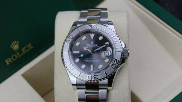 Thumbnail von Rolex Yacht-Master 40 Rhodium - like New - Fullset - 10/2022
