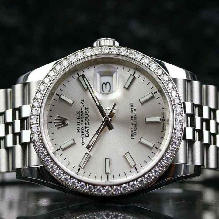  Rolex Datejust 36 Jubilee RBR - Silver - like New - Fullset - 10/2021 