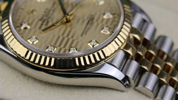 Thumbnail von Rolex Datejust 36 Steel Gold - Motif Diamond - like New - Fullset - 04/2023