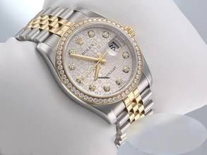 Thumbnail von Rolex Datejust 36 36mm 116243 2014 Stahl Gelbgold 750 Diamanten Automatik Stainless Steel 18kt Yellow Gold Jubilé-band Chronometer Oyster