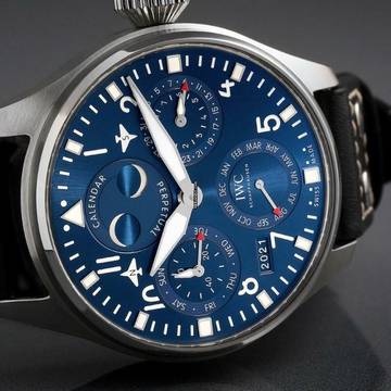  IWC Große Fliegeruhr Big Pilot Perpetual Calendar NEW FULL SET 