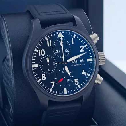  IWC Fliegeruhr Chronograph Top Gun Pilot's Watch Chronograph 41 Top Gun NEW FULL SET 