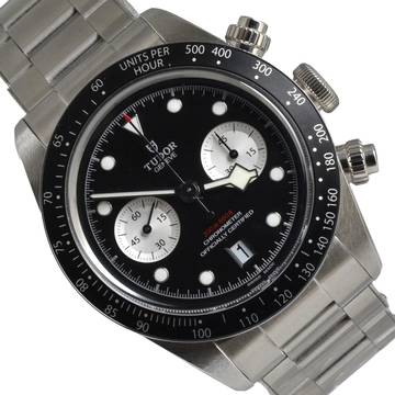  Tudor Black Bay Chrono Chronograph 79360N black dial Full Set like NEW 