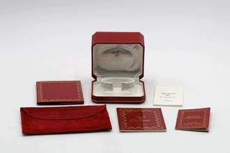 Thumbnail von Cartier 21 Must de Cartier Lady Stahl / Gold Quarz Ref. W10073R6 B&P 1997